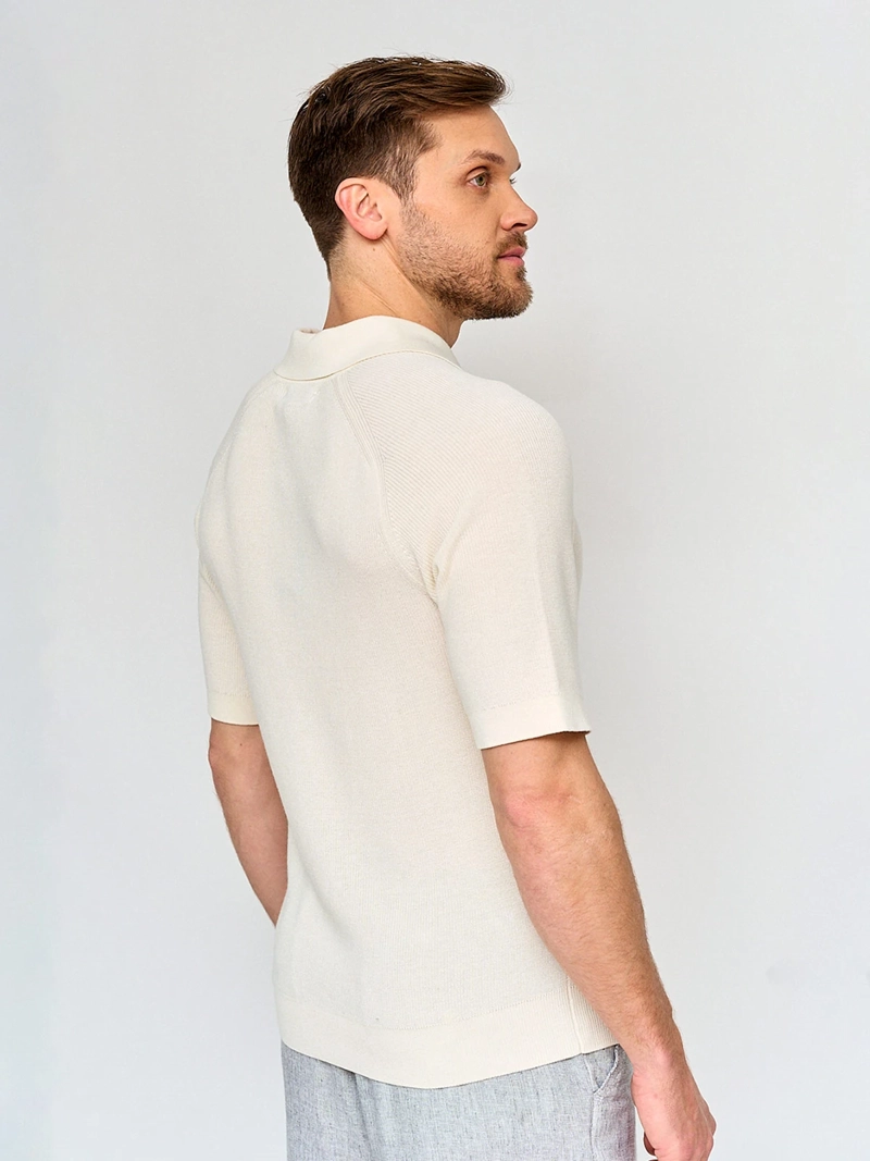 POLERA HOMBRE MARQUIS CUELLO POLO MANGA CORTA TEJIDA - 2