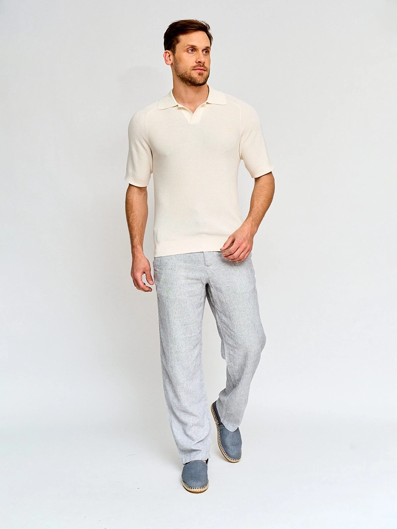 POLERA HOMBRE MARQUIS CUELLO POLO MANGA CORTA TEJIDA - 4