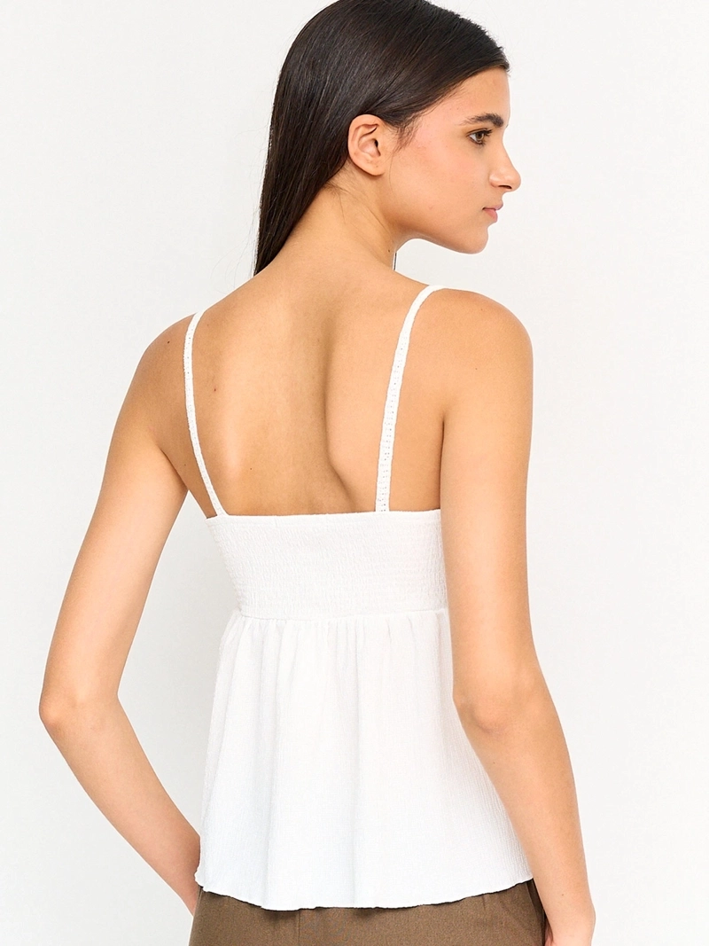 POLERA MUJER INDEX SIN MANGAS TEJIDO - 2