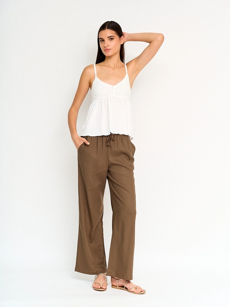 POLERA MUJER INDEX SIN MANGAS TEJIDO - 4