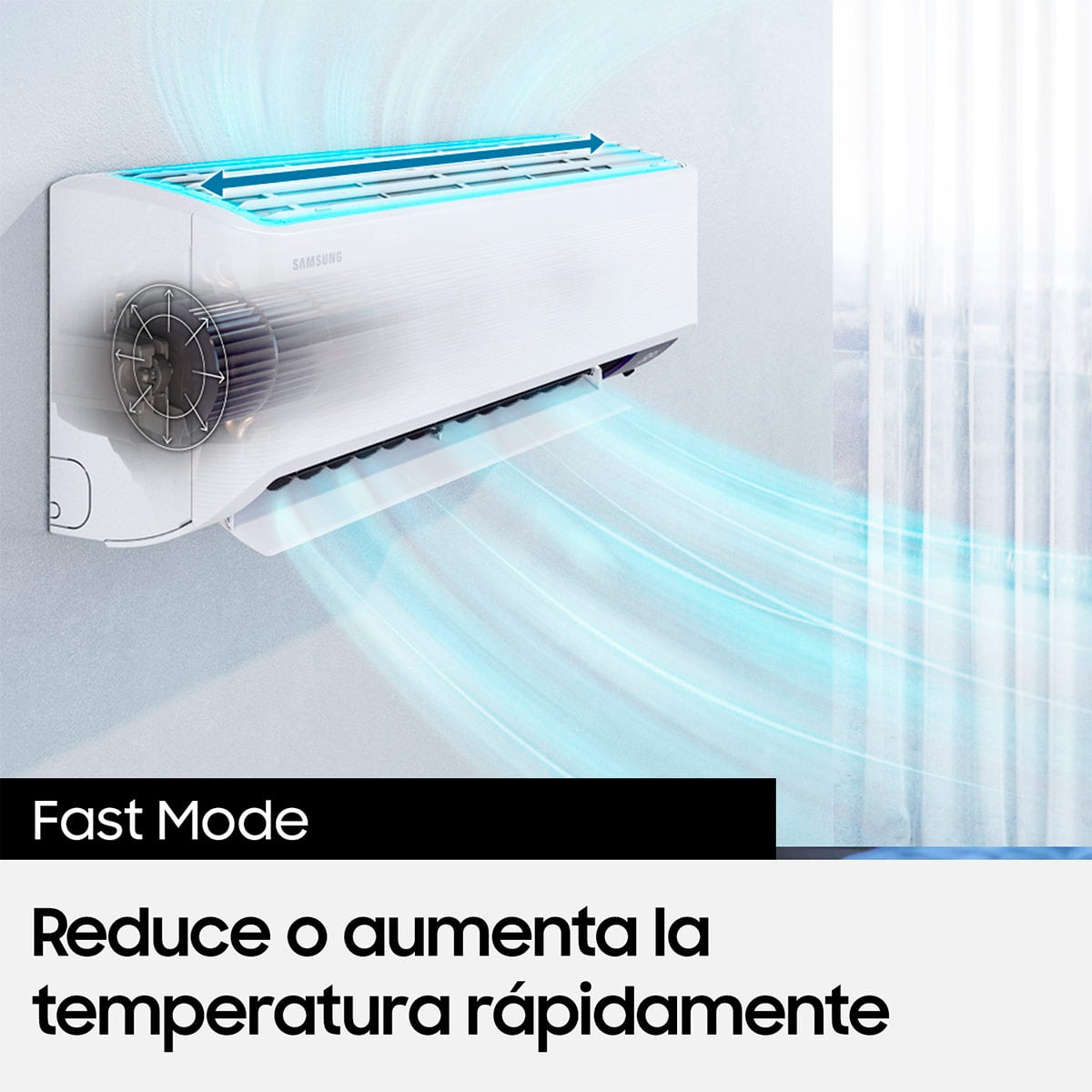 AIRE ACONDICIONADO SPLIT SAMSUNG AR40F18C0AM 18000 BTU FRÍO CALOR INVERTER - 4