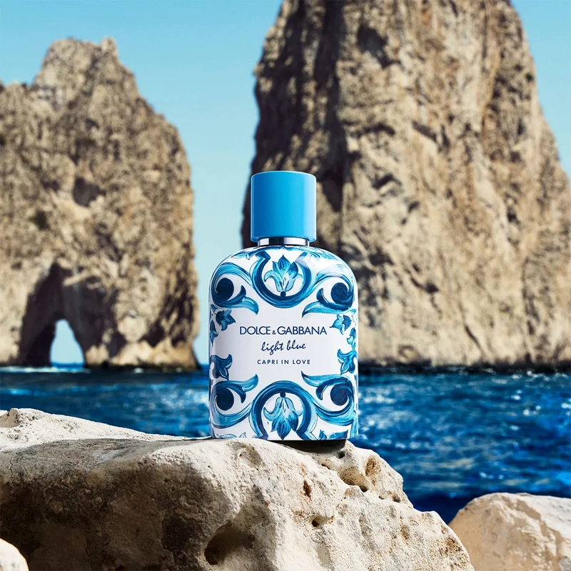PERFUME DOLCE & GABBANA LIGHT BLUE CAPRI IN LOVE POUR HOMME HOMBRE EDP 50 ML - 4