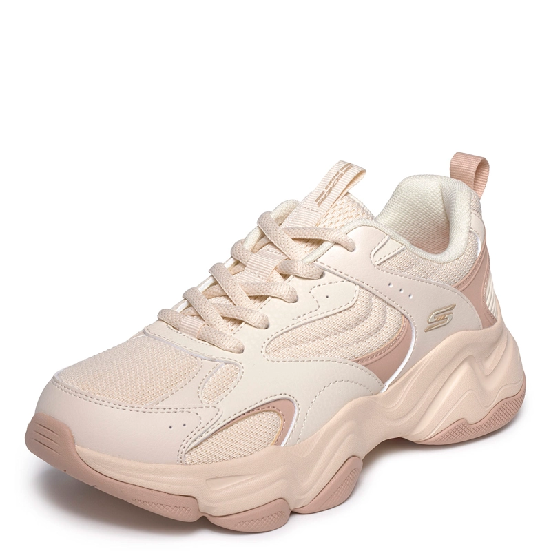 ZAPATILLAS MUJER SKECHERS CASUAL BEIGE BOBS SPORT DIEGO - 3