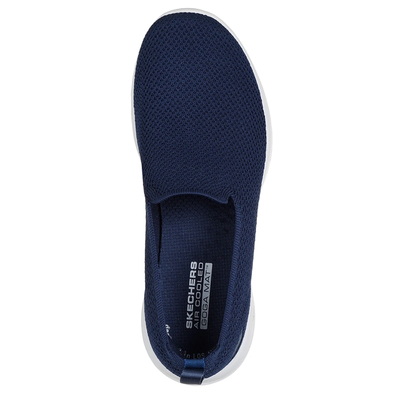 ZAPATILLAS MUJER SKECHERS CASUALES AZUL MARINO GO WALK JOY - 4