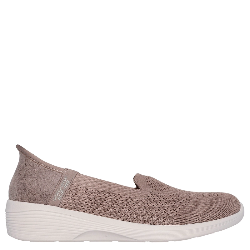 SKECHERS ZAPATILLAS MUJER SKECHERS CASUALES TAUPE SLIP-INS ARYA