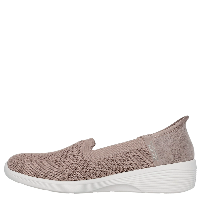 ZAPATILLAS MUJER SKECHERS CASUALES TAUPE SLIP-INS ARYA - 2