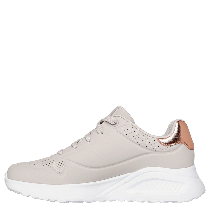 ZAPATILLAS MUJER SKECHERS CASUALES CRUDO UNO LITE - 2