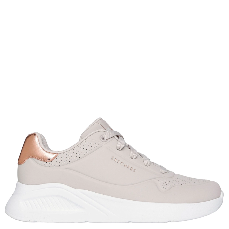ZAPATILLAS MUJER SKECHERS CASUALES CRUDO UNO LITE - 1