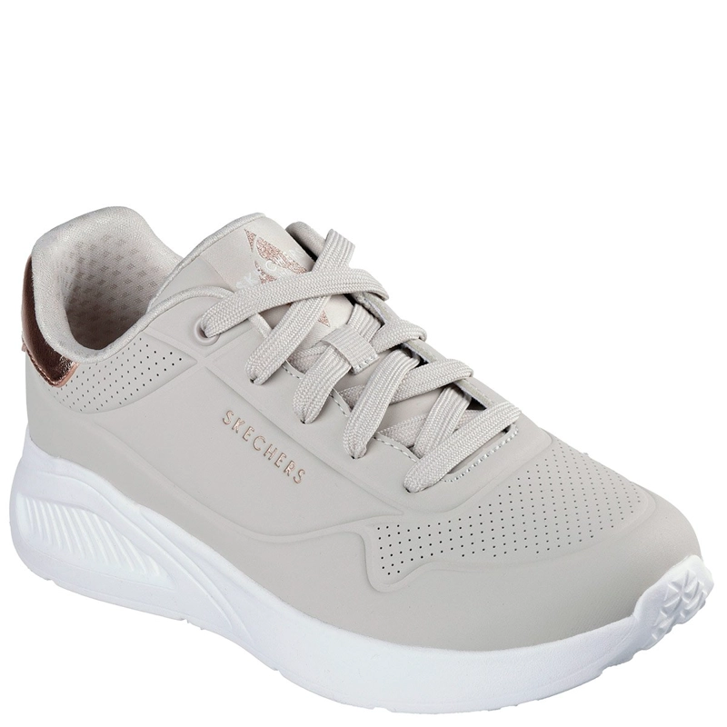 ZAPATILLAS MUJER SKECHERS CASUALES CRUDO UNO LITE - 3