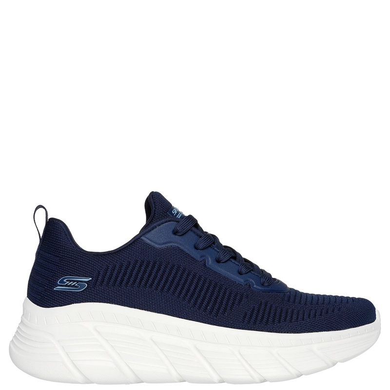 ZAPATILLAS MUJER SKECHERS CASUALES AZUL MARINO BOBS SPORT B FLEX HI - 1