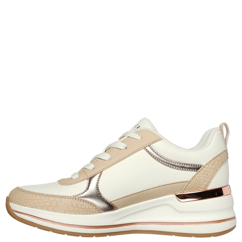 ZAPATILLAS MUJER SKECHERS CASUAL BEIGE BILLION 2 - 3