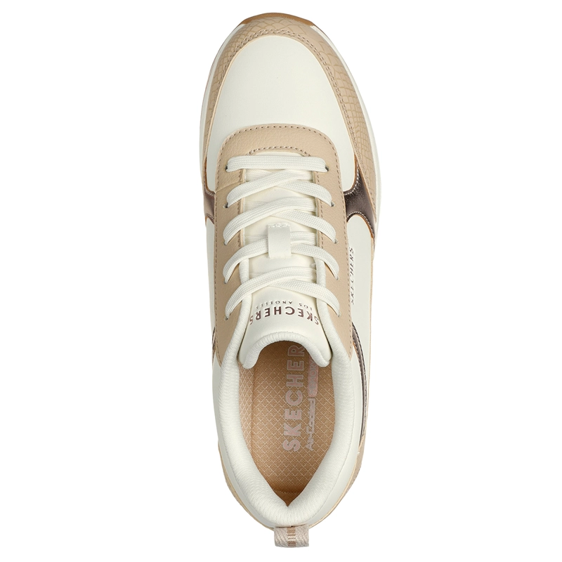 ZAPATILLAS MUJER SKECHERS CASUAL BEIGE BILLION 2 - 4
