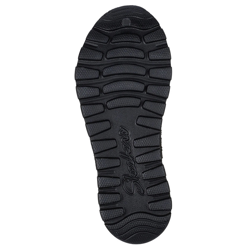 SANDALIAS MUJER SKECHERS NEGRO ARCH FIT FOOTSTEPS - 5
