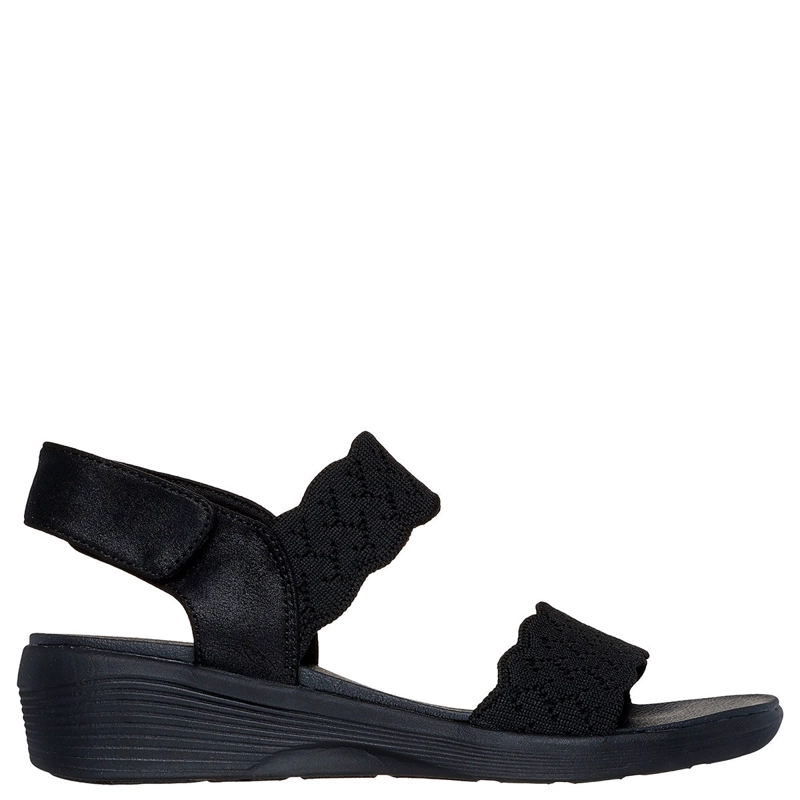 SANDALIAS MUJER SKECHERS NEGRO ARYA - 1