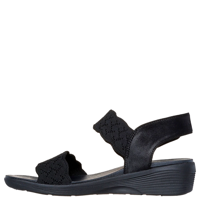SANDALIAS MUJER SKECHERS NEGRO ARYA - 2