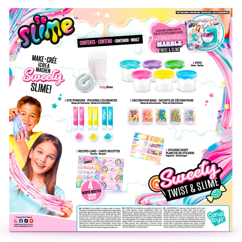 TWIST AND SLIME SWEETY KIT - 3