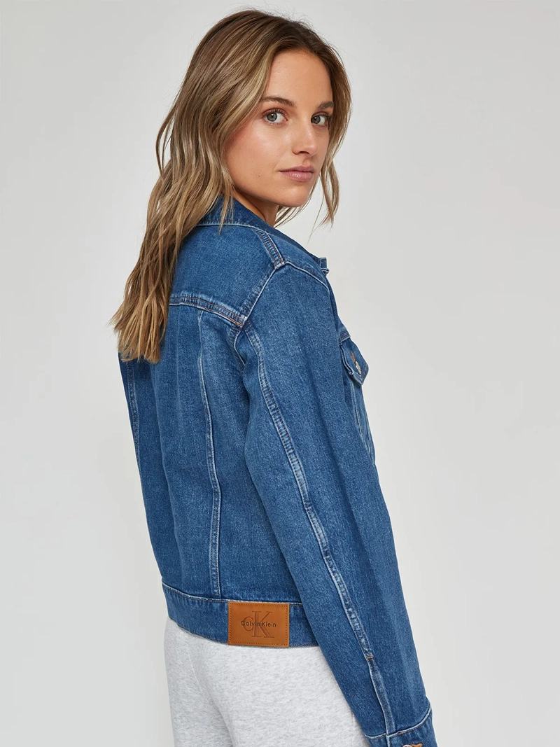 CHAQUETA MUJER CALVIN KLEIN ALGODÓN  - 2