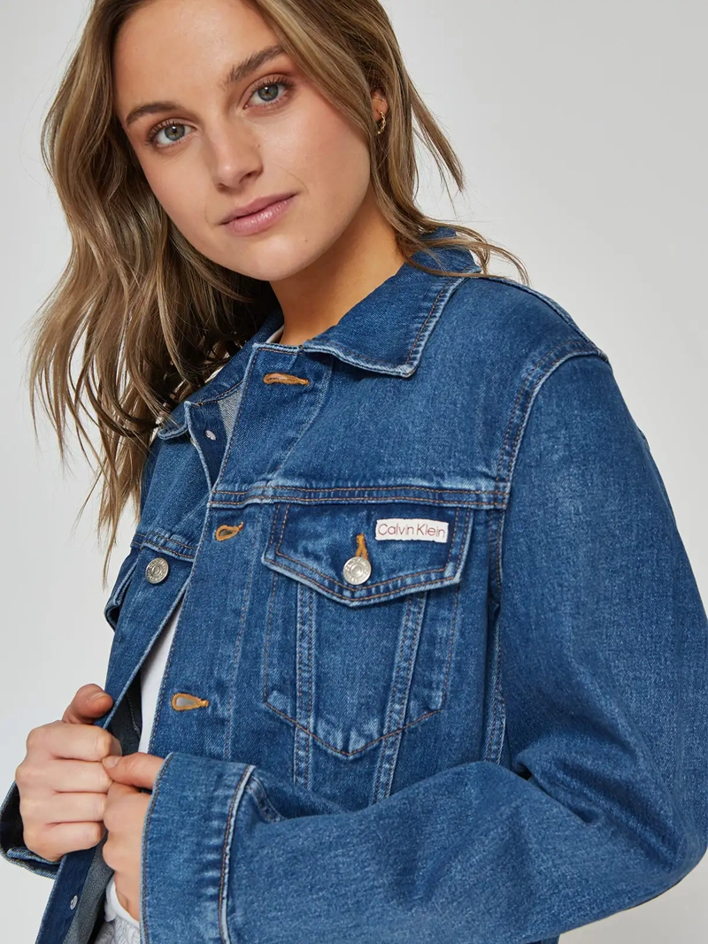 CHAQUETA MUJER CALVIN KLEIN ALGODÓN  - 3