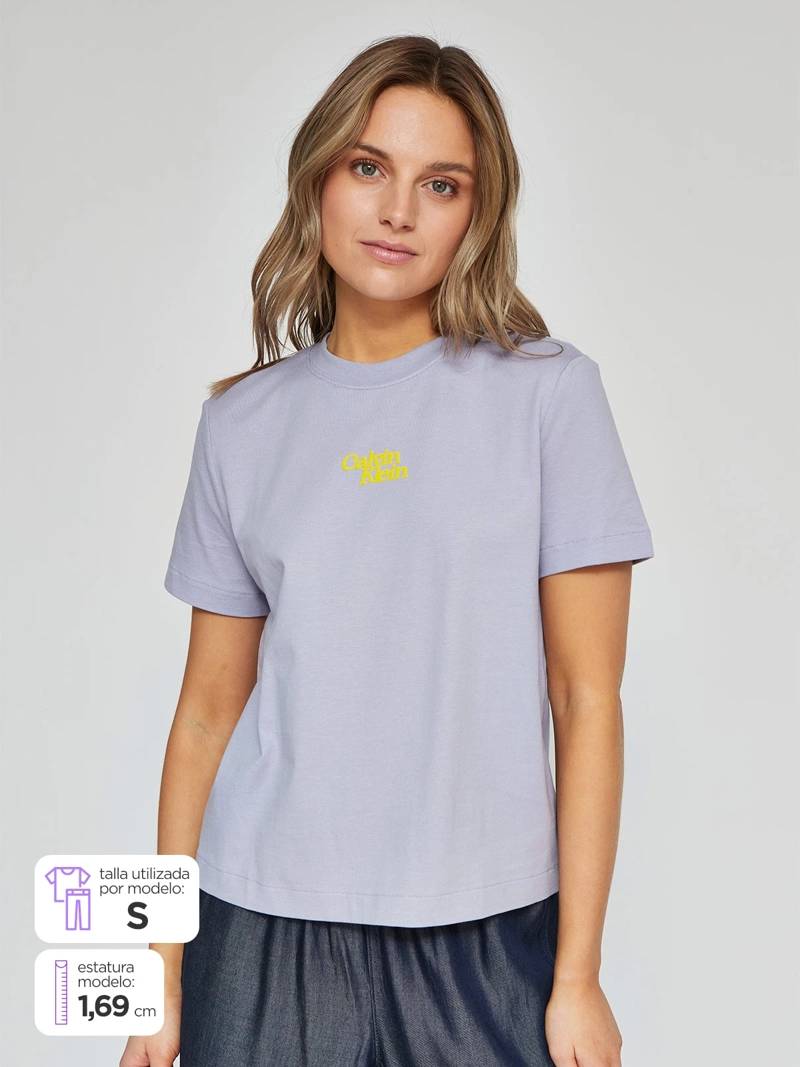 POLERA MUJER CALVIN KLEIN ALGODÓN  - 1