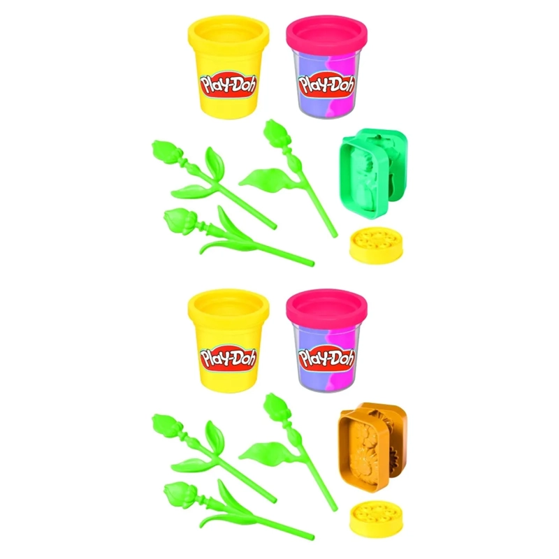 MASAS Y PLASTILINAS PLAY DOH SURTIDO DE FLORECITAS - 2