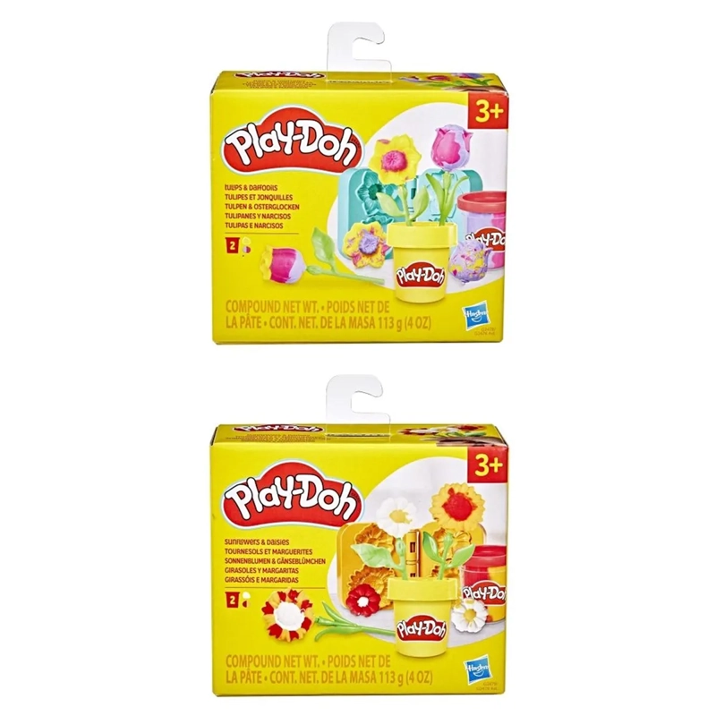 MASAS Y PLASTILINAS PLAY DOH SURTIDO DE FLORECITAS - 3