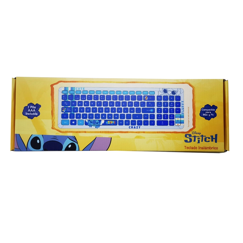 TECLADO UNIVERSAL INALÁMBRICO DISNEY STITCH - 2