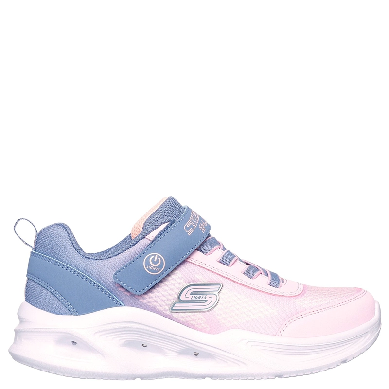 ZAPATILLAS CON LUCES NIÑA SKECHERS CASUAL ROSADO SOLA GLOW - 1