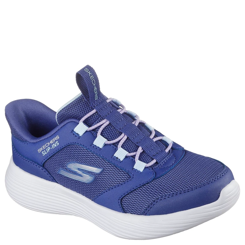 ZAPATILLAS NIÑA SKECHERS CASUALES AZUL MARINO SLIP-INS GO RUN 400 V2 - 2