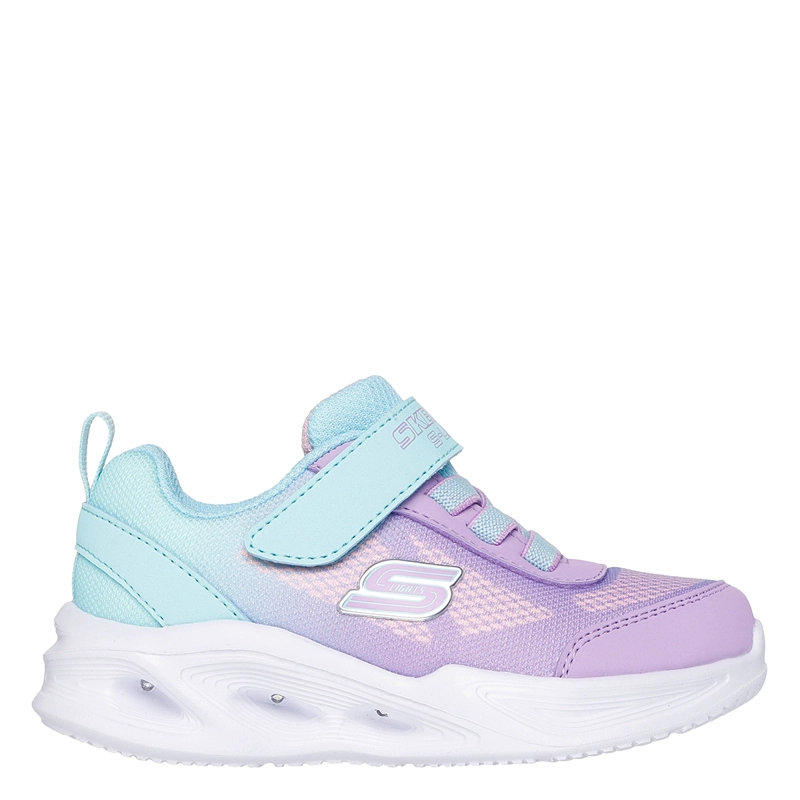 ZAPATILLAS NIÑA SKECHERS CASUALES TURQUESA SOLA GLOW