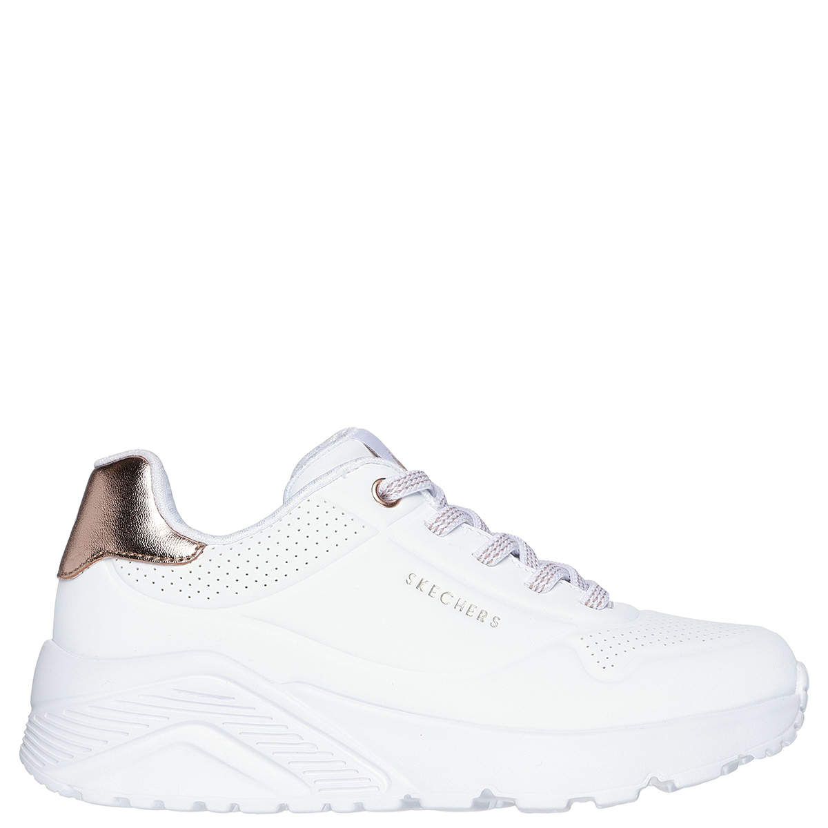 ZAPATILLAS NIÑA SKECHERS CASUALES BLANCO UNO LITE - 1