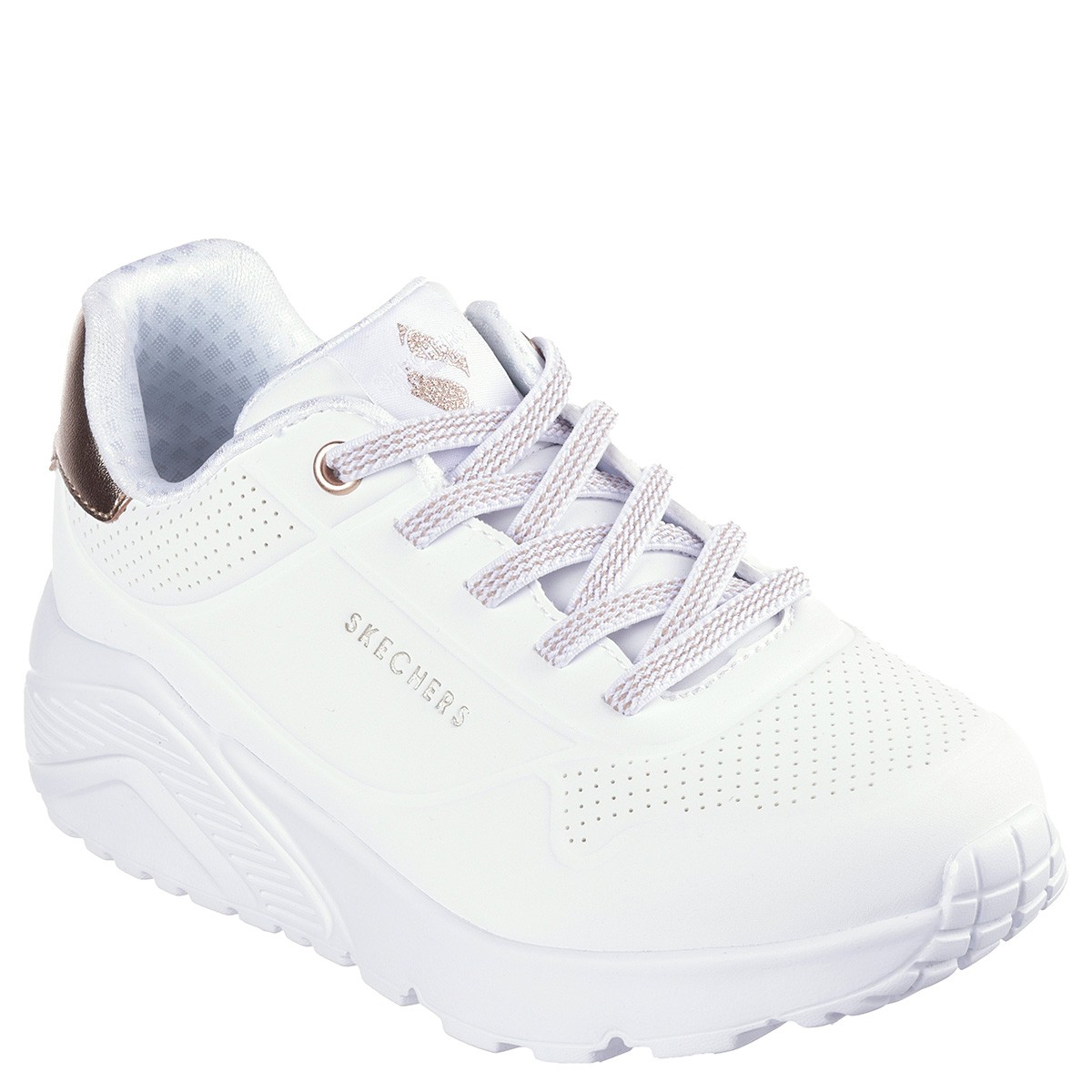 ZAPATILLAS NIÑA SKECHERS CASUALES BLANCO UNO LITE - 2