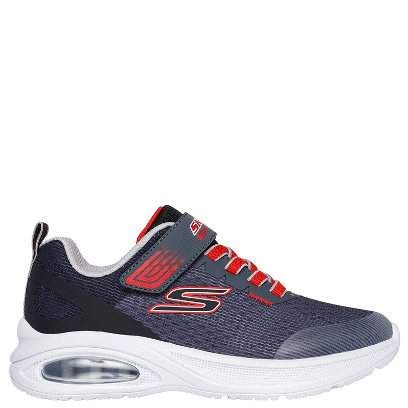 ZAPATILLAS NIÑO SKECHERS CASUALES GRIS MICROSPEC MAX ADVANCE - 1