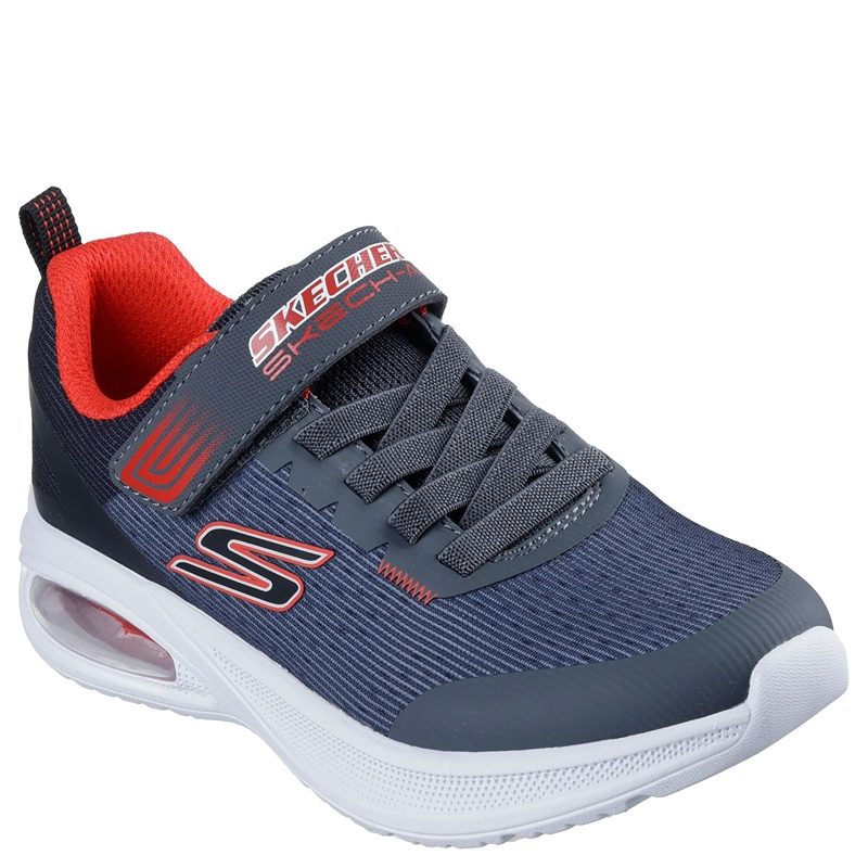 ZAPATILLAS NIÑO SKECHERS CASUALES GRIS MICROSPEC MAX ADVANCE - 2