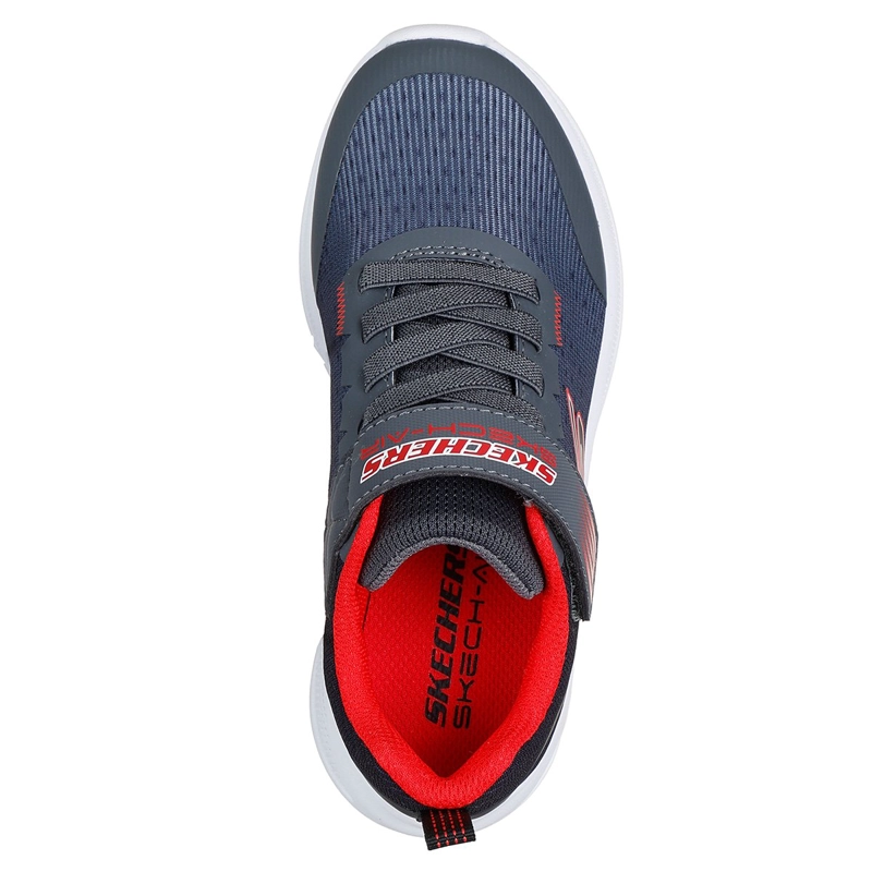 ZAPATILLAS NIÑO SKECHERS CASUALES GRIS MICROSPEC MAX ADVANCE - 4