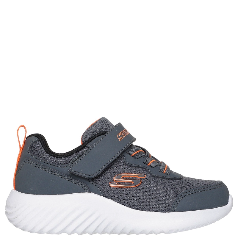 ZAPATILLAS NIÑO SKECHERS CASUALES GRIS BOUNDER