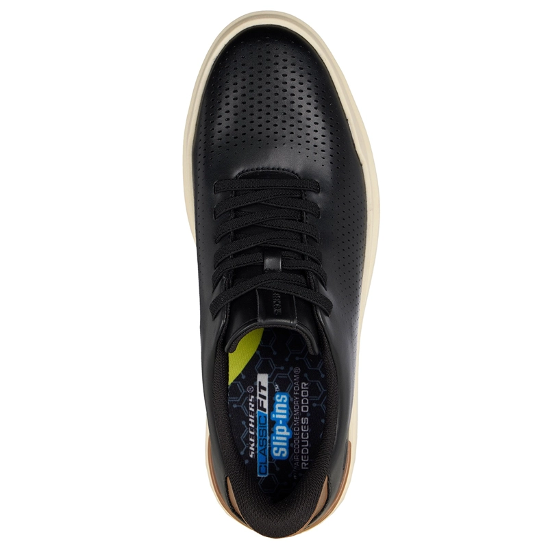 ZAPATILLAS HOMBRE SKECHERS URBANAS NEGRO OWEN - 4
