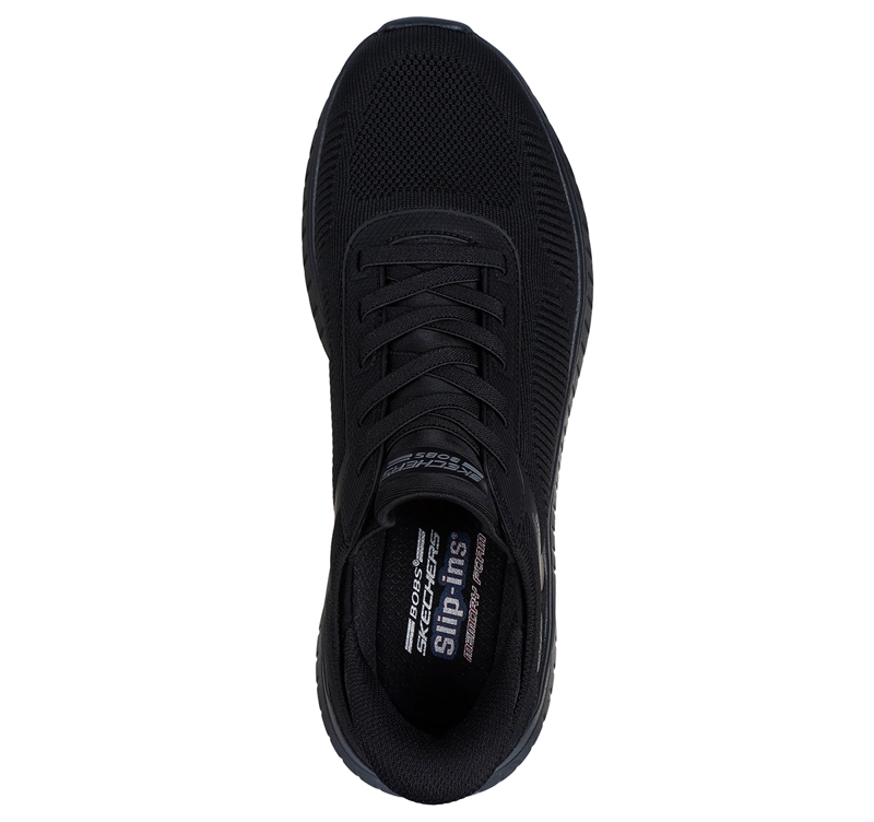 ZAPATILLAS HOMBRE SKECHERS CASUALES NEGRO SLIP-INS BOBS SPORT SQUAD CHAOS - 4