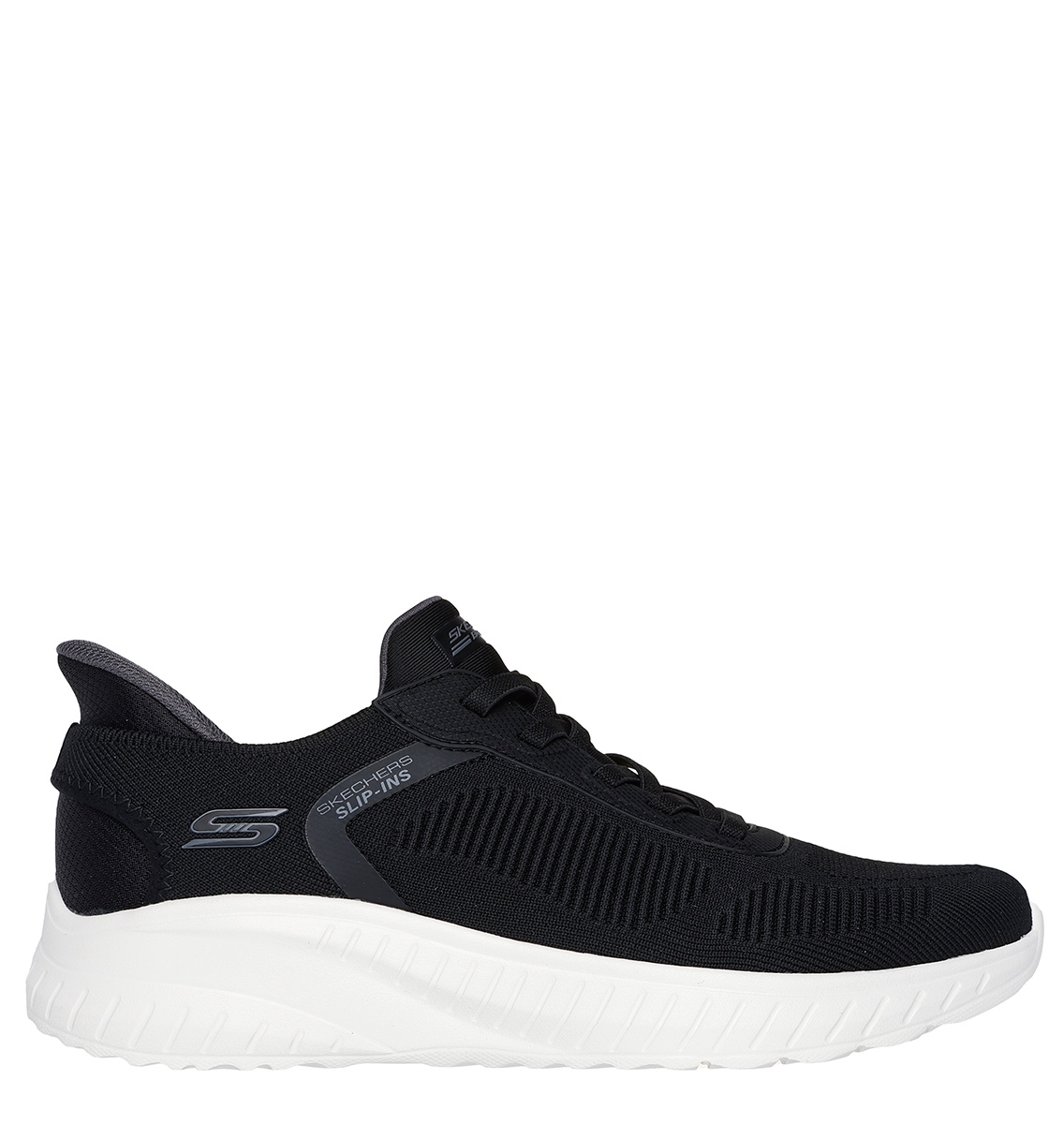 ZAPATILLAS HOMBRE SKECHERS CASUALES NEGRO SLIP-INS BOBS SPORT SQUAD CHAOS