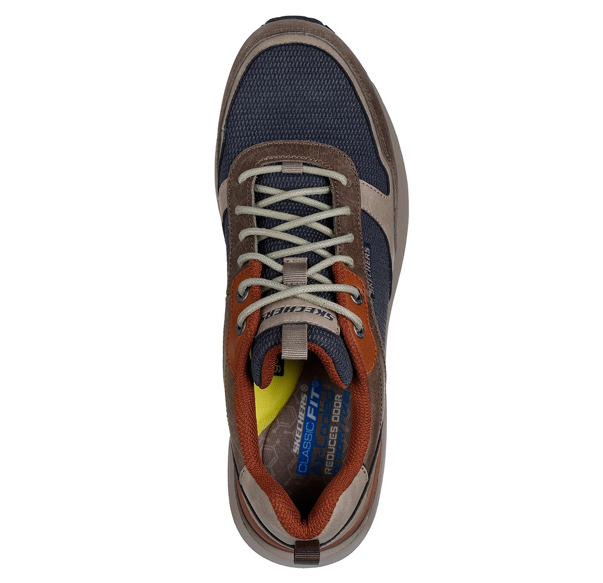 ZAPATILLAS HOMBRE SKECHERS CASUALES TAUPE SUNNY DALE - 4