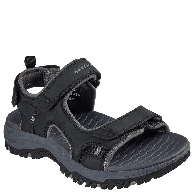 SANDALIAS HOMBRE SKECHERS NEGRO PREWITT - 3