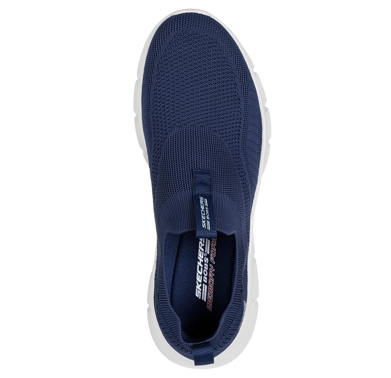 ZAPATILLAS HOMBRE SKECHERS CASUAL AZUL BOBS SPORT B FLEX - 4