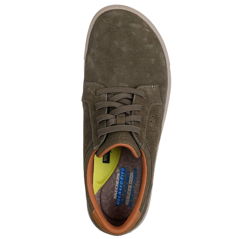 ZAPATILLAS HOMBRE SKECHERS URBANAS OLIVA SOLANO - 4