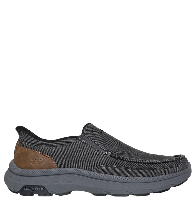 ZAPATILLAS HOMBRE SKECHERS CASUALES NEGRO SLIP-INS POLLARD - 1