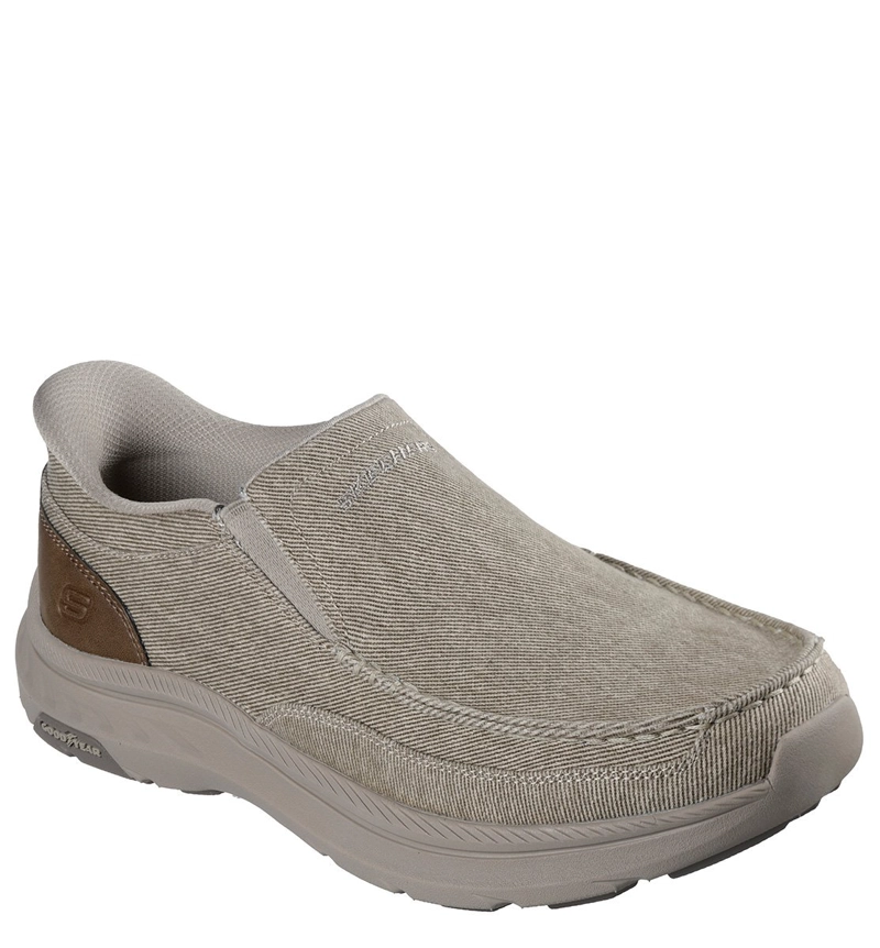 ZAPATILLAS HOMBRE SKECHERS CASUALES TAUPE SLIP-INS POLLARD - 2
