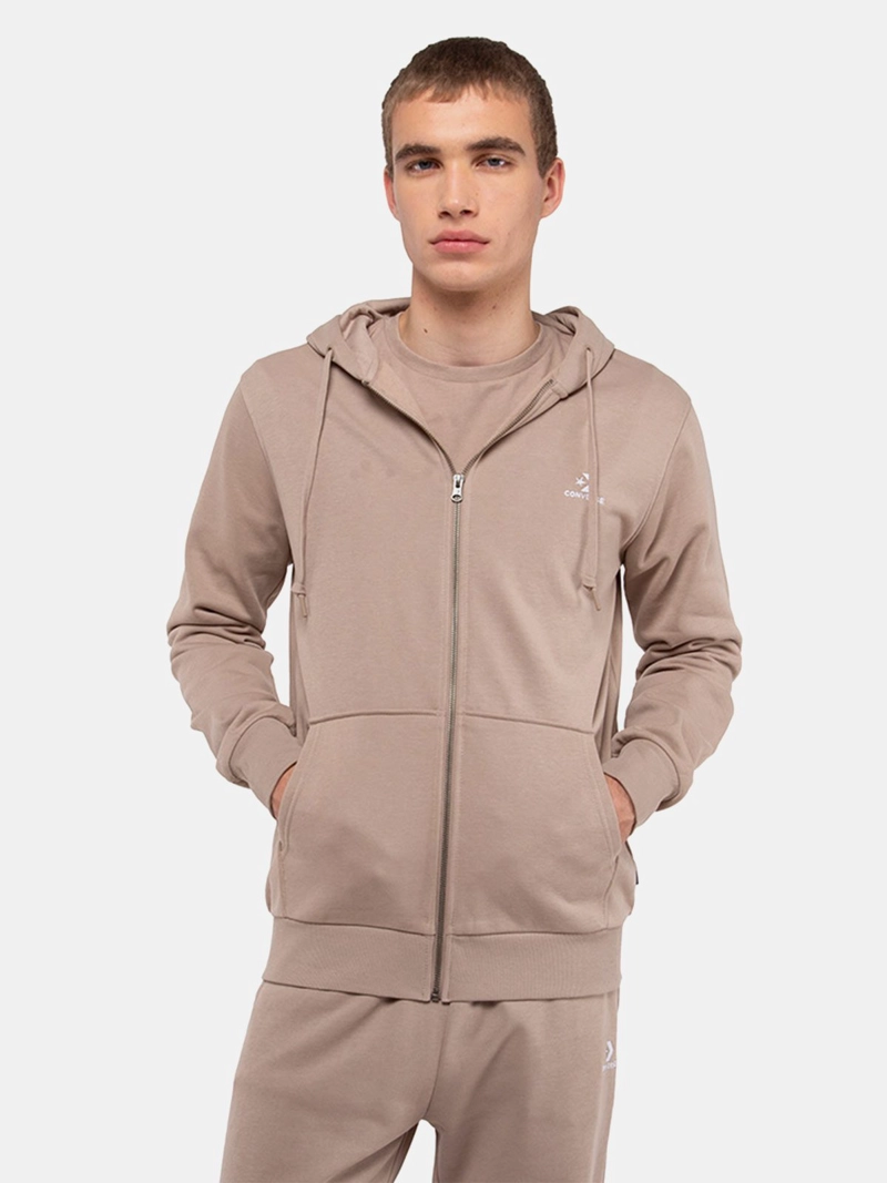 POLERÓN MANGA LARGA HOMBRE CONVERSE STAR CHEVRON FULL ZIP - 1