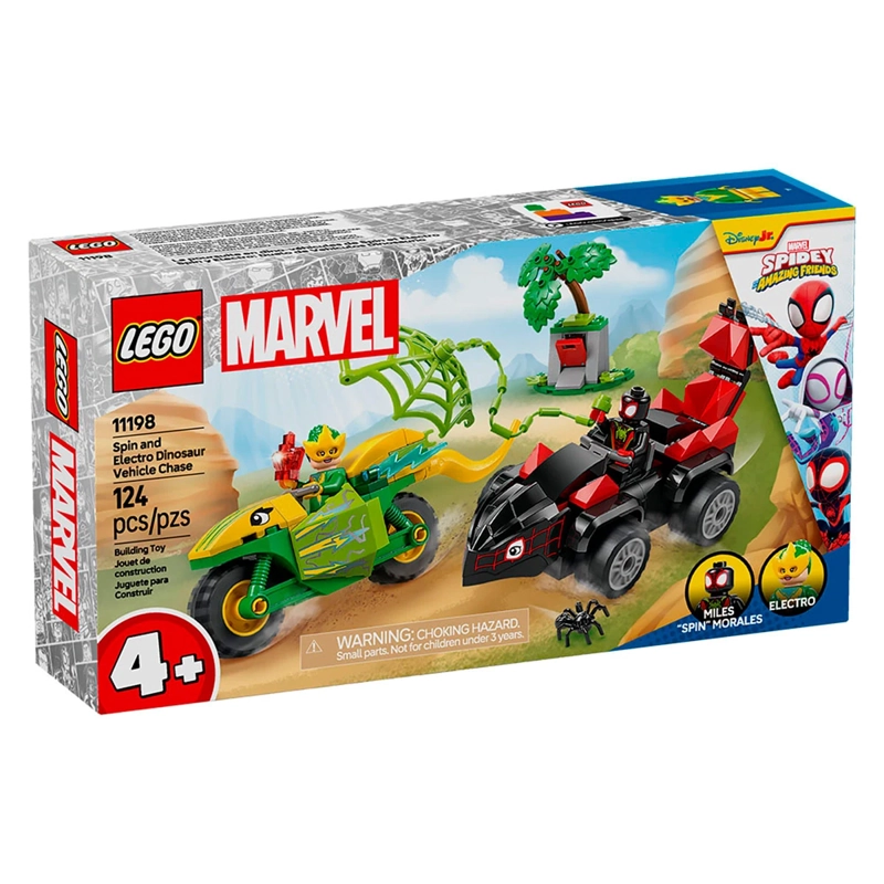 BLOQUES CONSTRUCCIÓN LEGO 11198 SPIN ELECTRO DUELO - 4