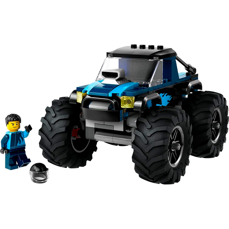BLOQUE CONSTRUCCIÓN LEGO 60402 CARRO MONSTRUO AZUL - 3