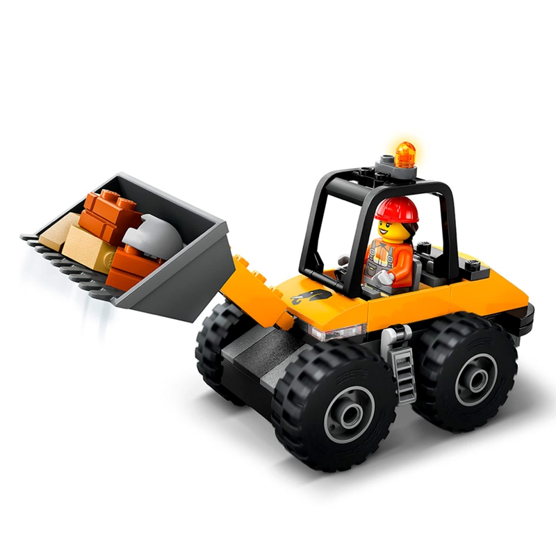 BLOQUE CONSTRUCCIÓN LEGO 60450 CARGADORA CON RUED - 3