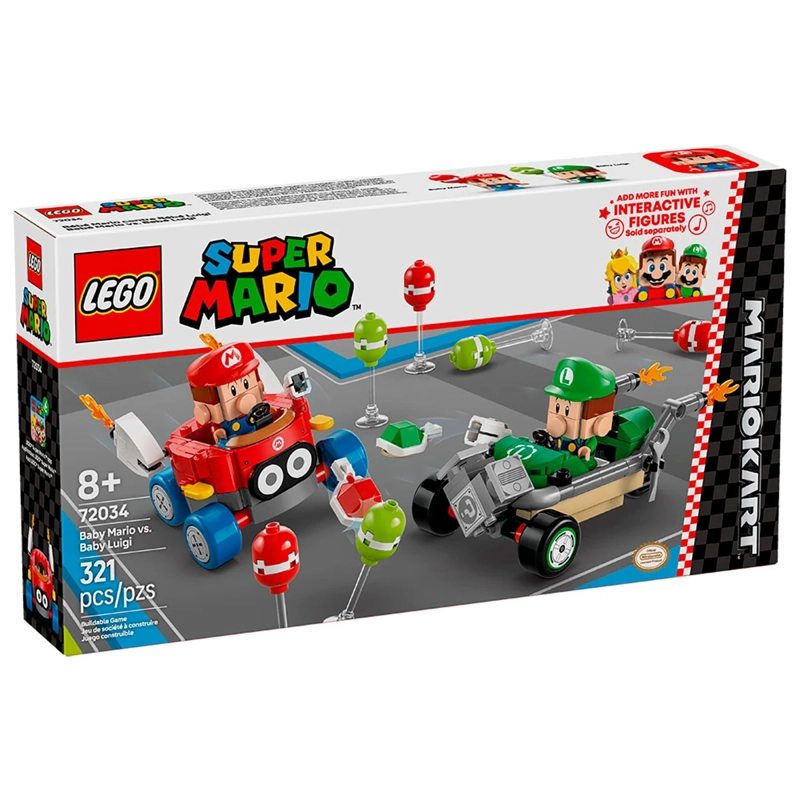 BLOQUE CONSTRUCCIÓN LEGO 72034 MARIO KART BEBE - 1