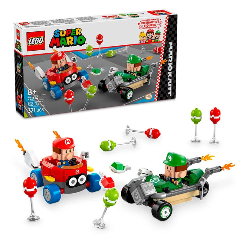 BLOQUE CONSTRUCCIÓN LEGO 72034 MARIO KART BEBE - 2